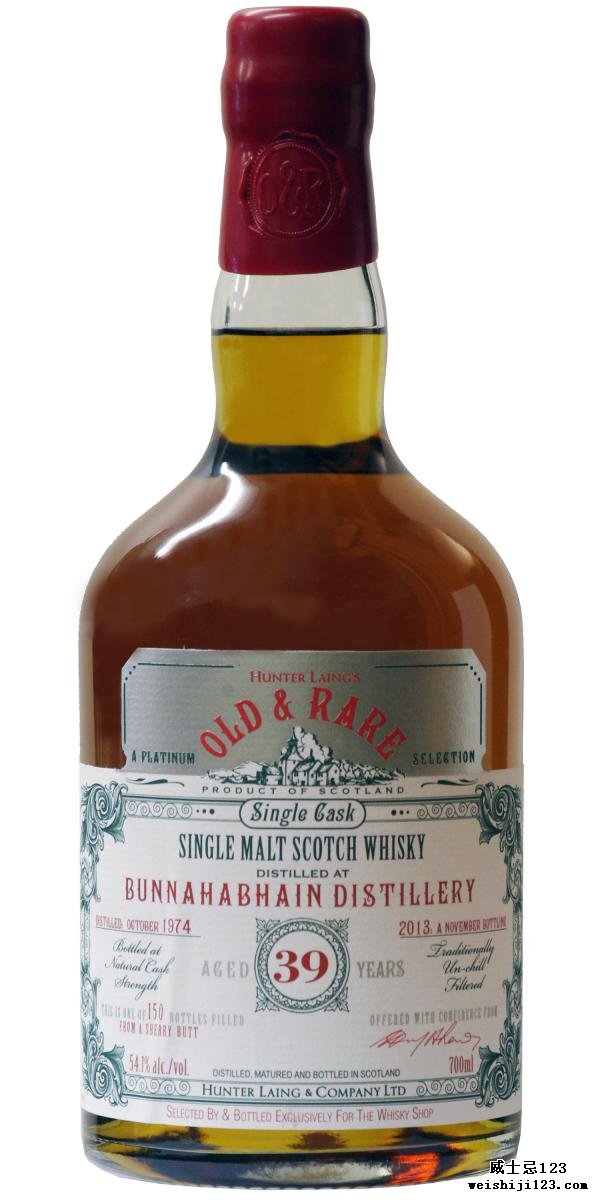 Bunnahabhain 1974 HL