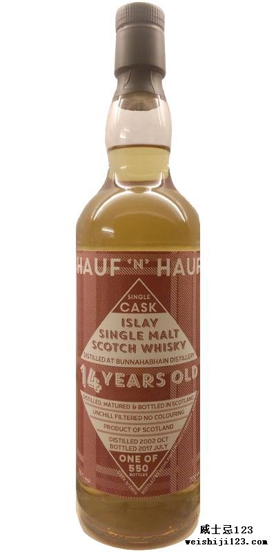 Bunnahabhain 2002 HWC