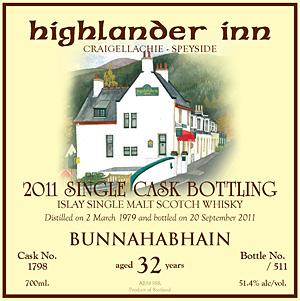 Bunnahabhain 1979 HI