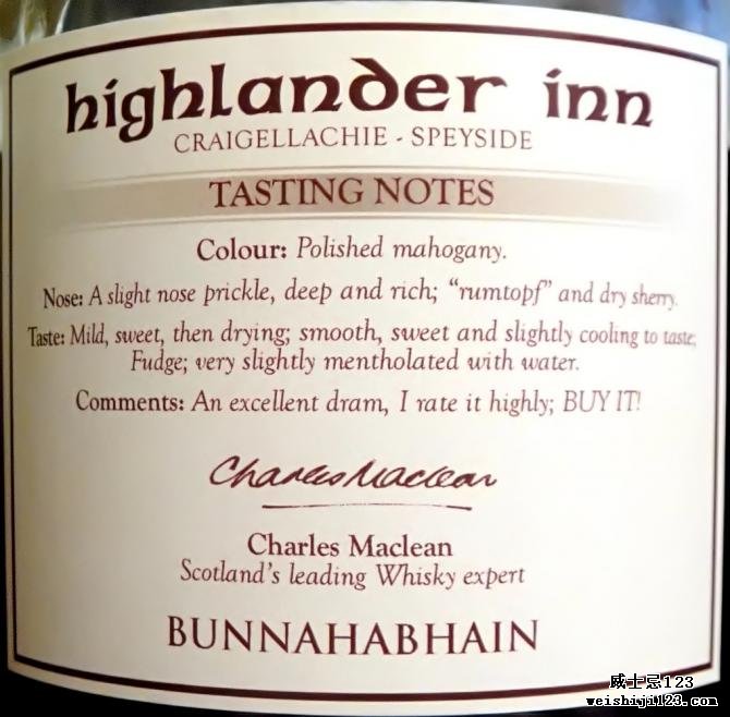 Bunnahabhain 1979 HI