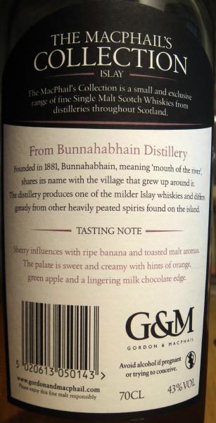 Bunnahabhain 2005 GM