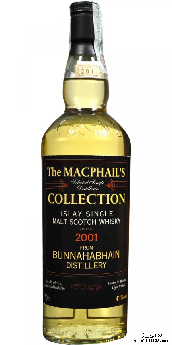 Bunnahabhain 2001 GM