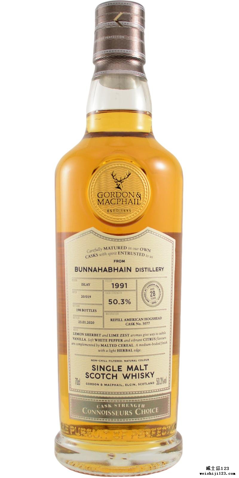 Bunnahabhain 1991 GM