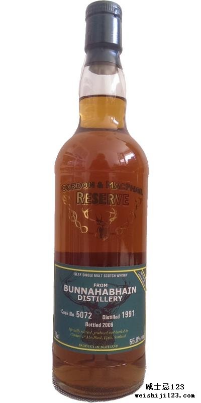 Bunnahabhain 1991 GM