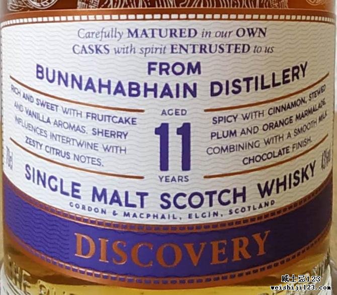 Bunnahabhain 11-year-old GM