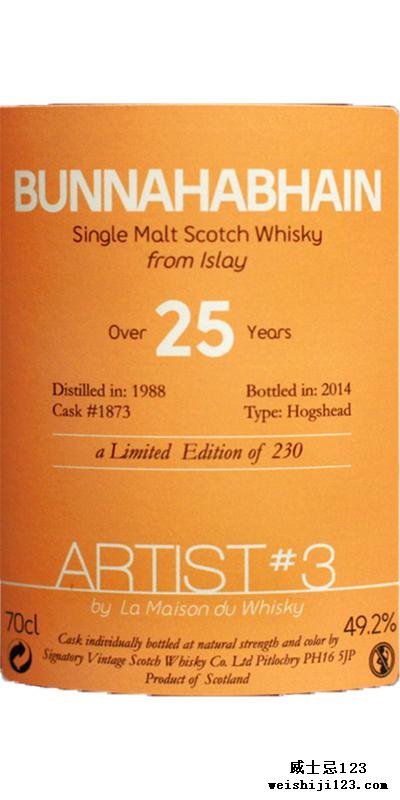 Bunnahabhain 1988 LMDW