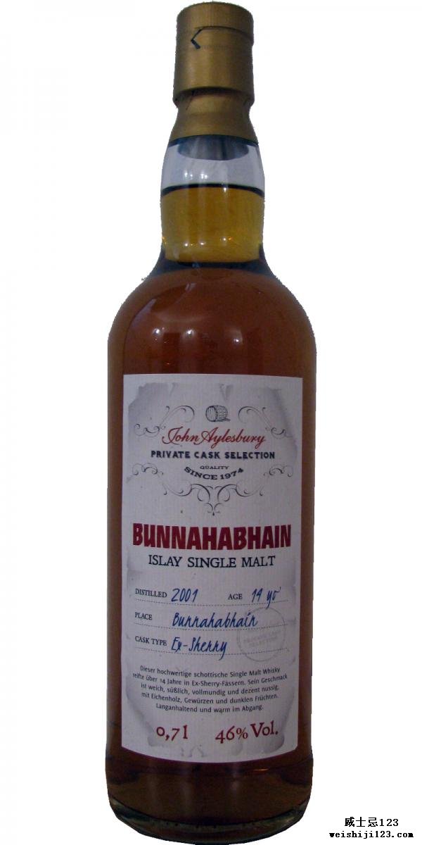 Bunnahabhain 2001 JAy