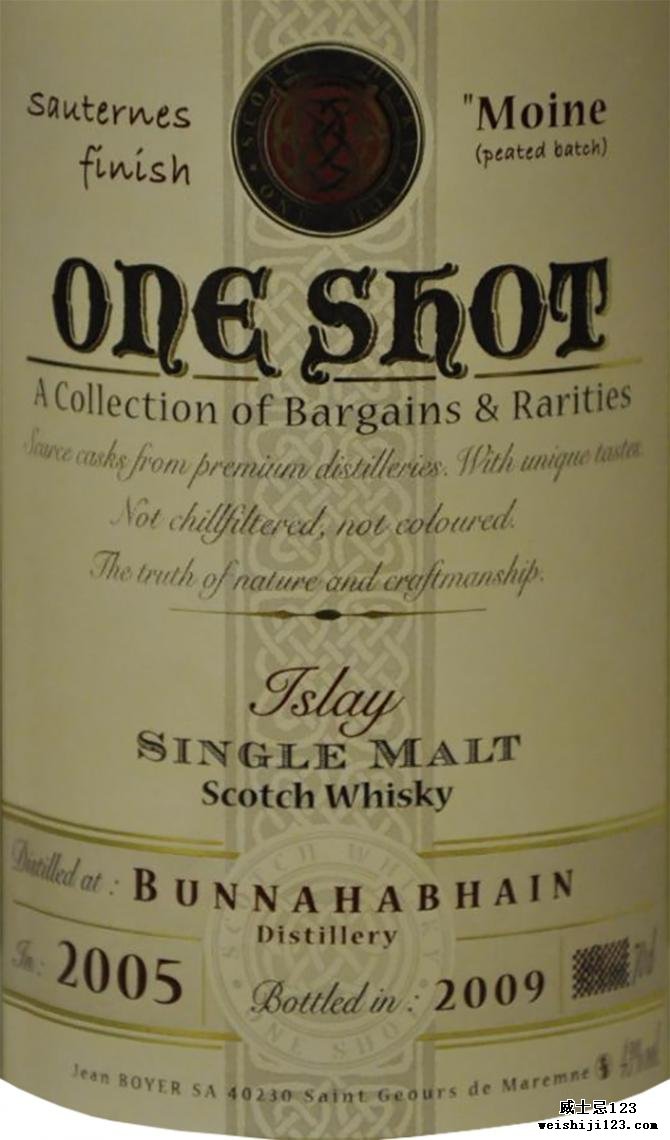 Bunnahabhain 2005 JB Moíne