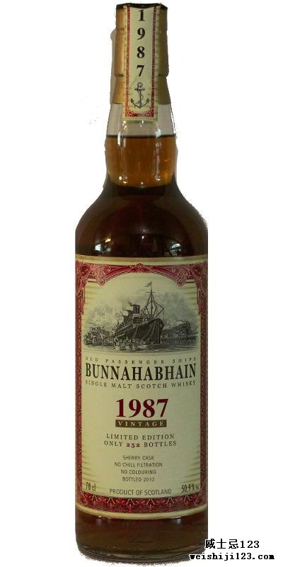 Bunnahabhain 1987 JW