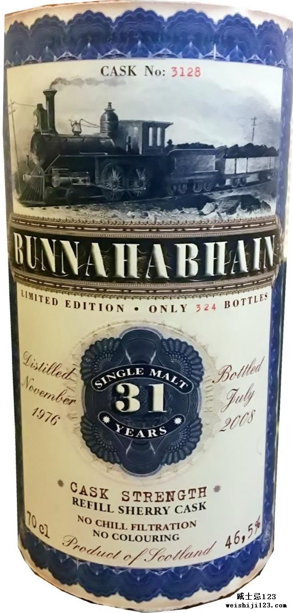 Bunnahabhain 1976 JW