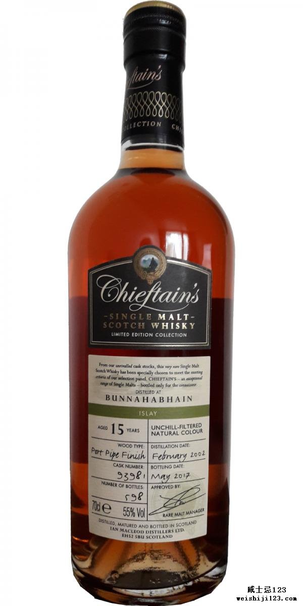 Bunnahabhain 2002 IM