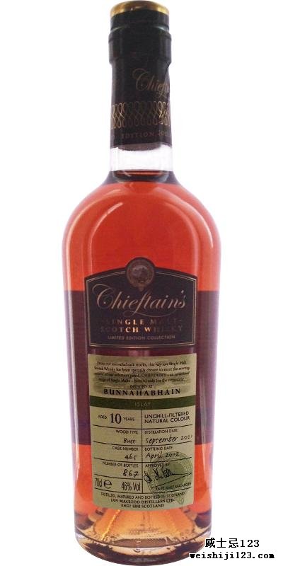 Bunnahabhain 2001 IM