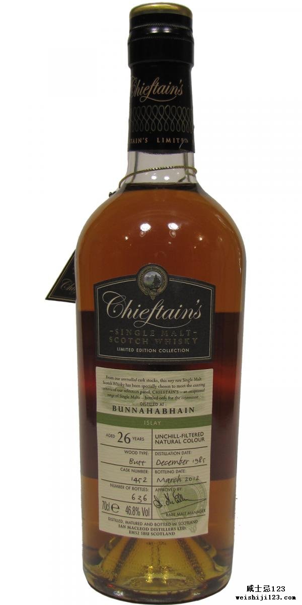 Bunnahabhain 1985 IM