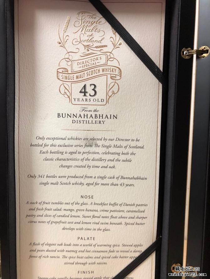 Bunnahabhain 43-year-old ElD