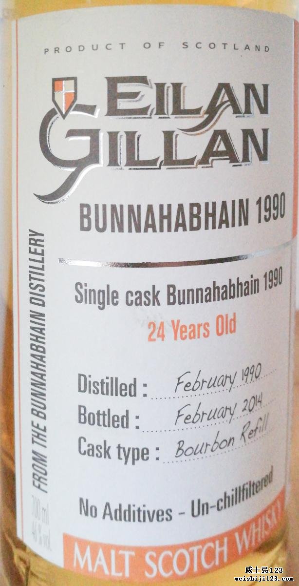 Bunnahabhain 1990 EG