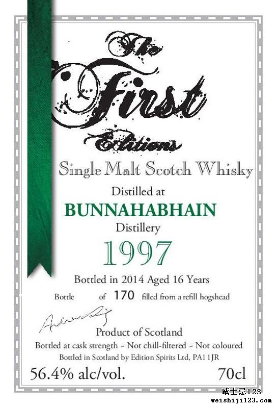 Bunnahabhain 1997 ED