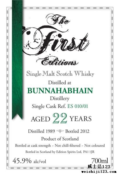 Bunnahabhain 1989 ED