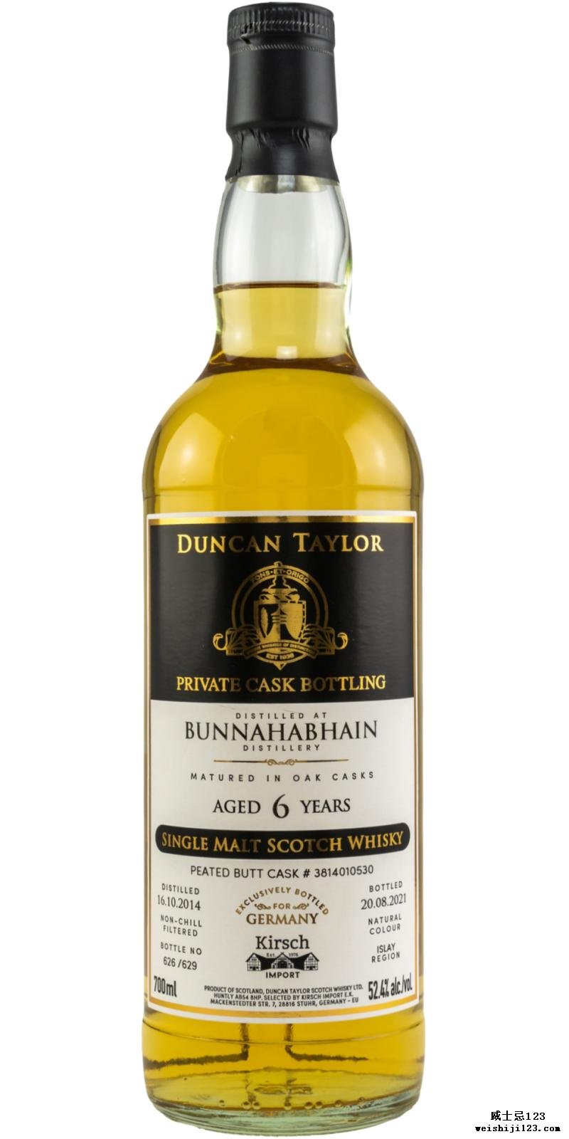 Bunnahabhain 2014 DT