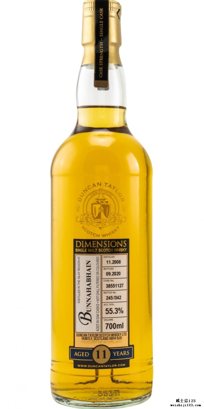 Bunnahabhain 2008 DT