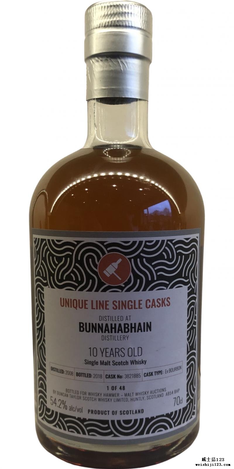 Bunnahabhain 2008 DT