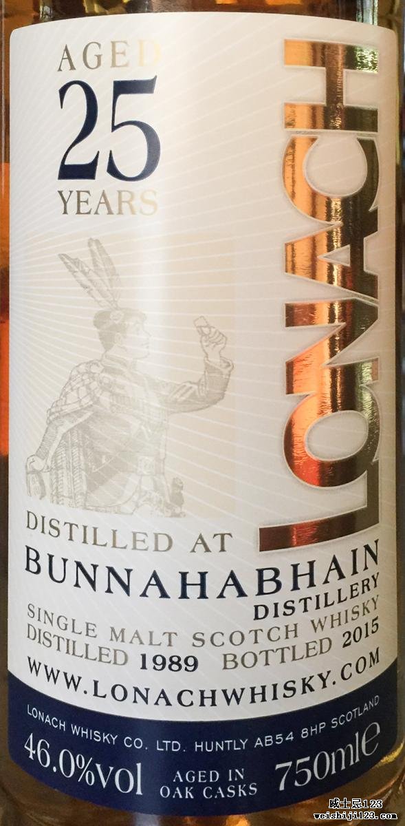 Bunnahabhain 1989 DT