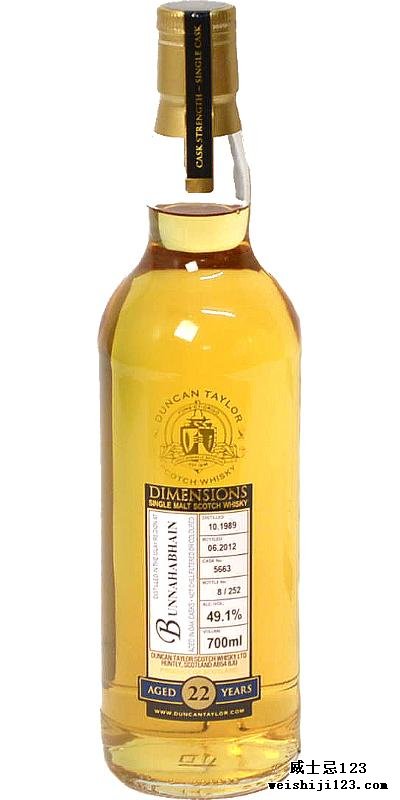 Bunnahabhain 1989 DT