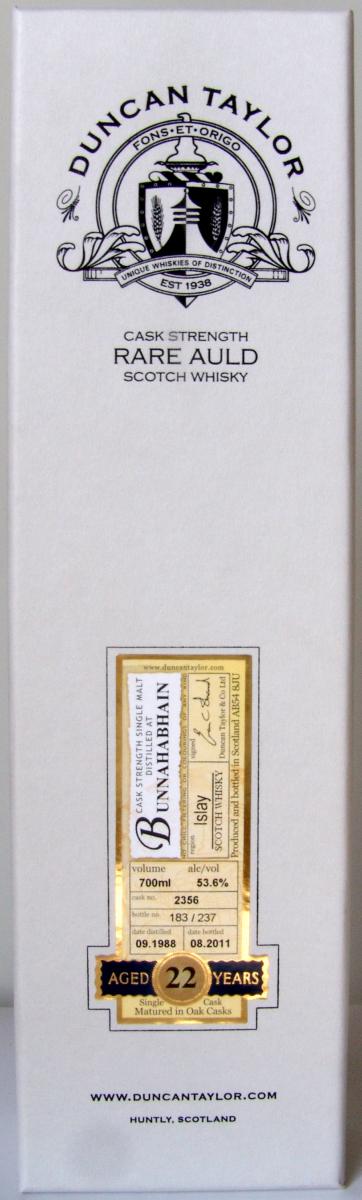 Bunnahabhain 1988 DT