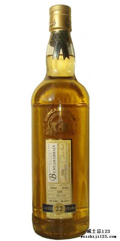 Bunnahabhain 1988 DT