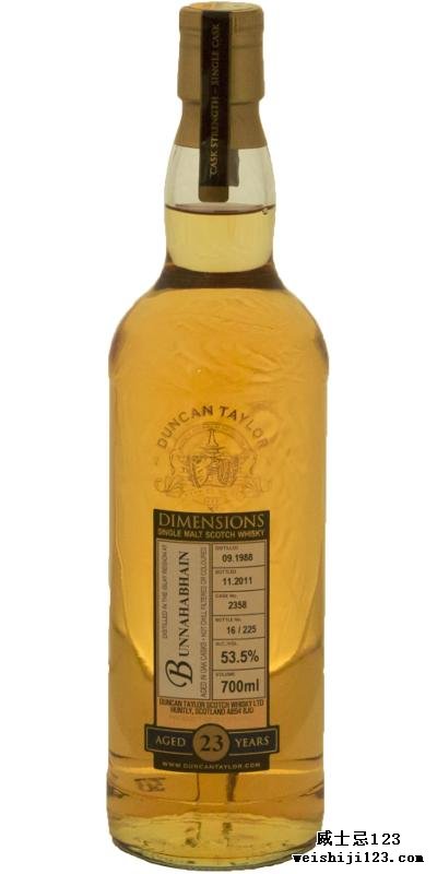 Bunnahabhain 1988 DT