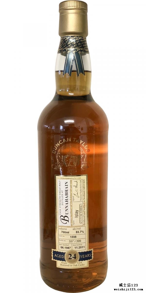 Bunnahabhain 1987 DT