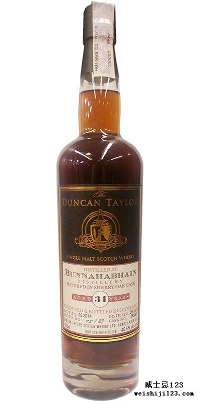 Bunnahabhain 1979 DT