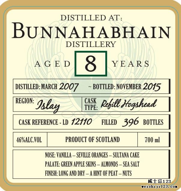 Bunnahabhain 2007 DoD