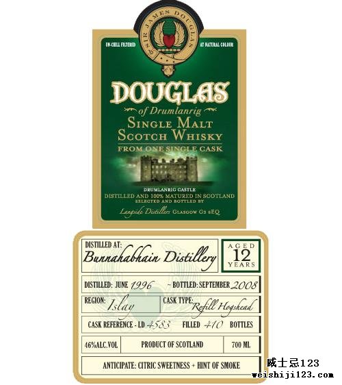 Bunnahabhain 1996 DoD