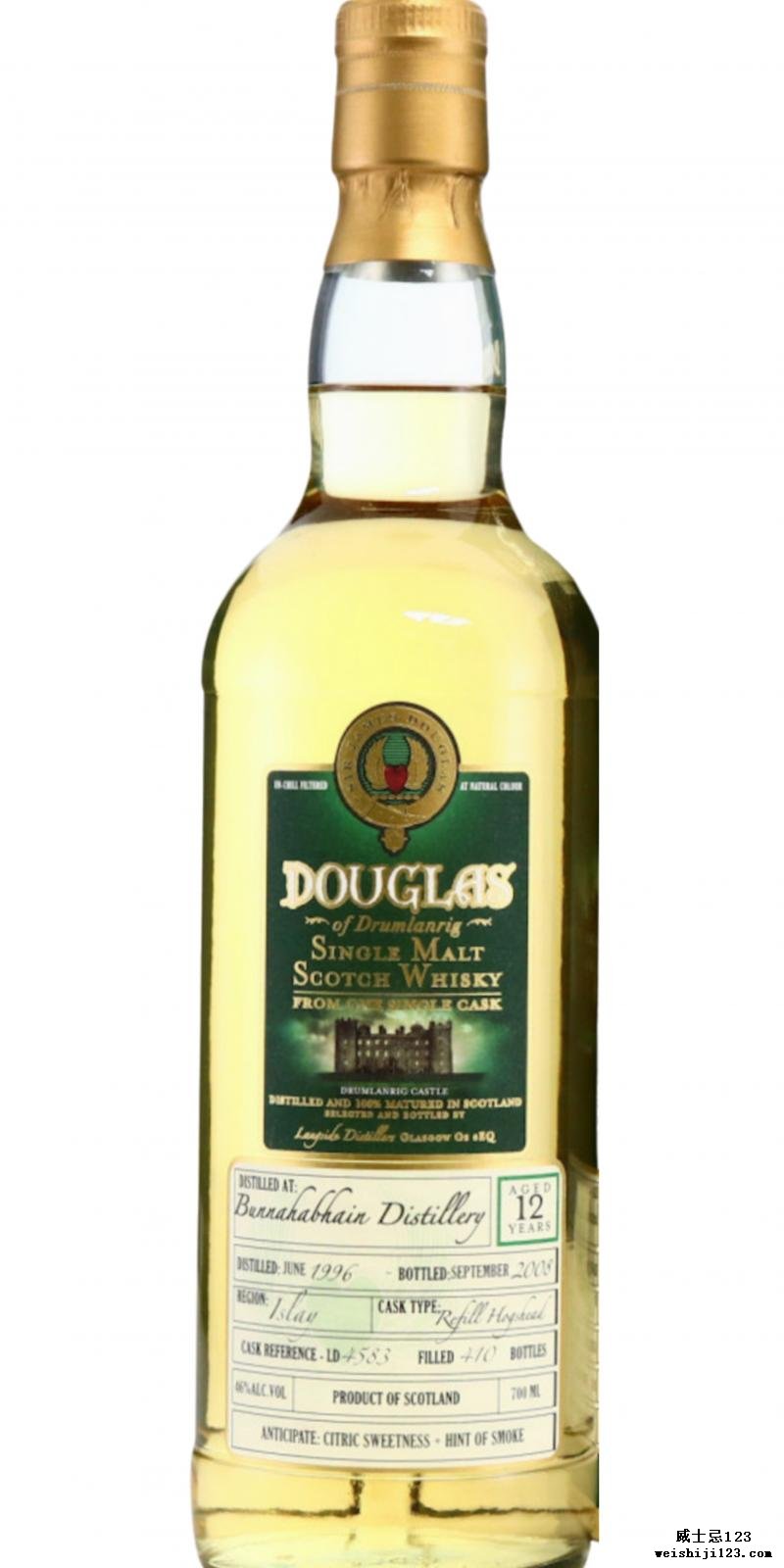 Bunnahabhain 1996 DoD