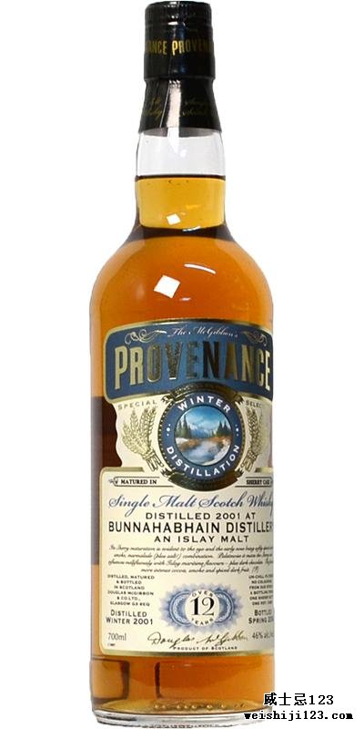 Bunnahabhain 2001 McG