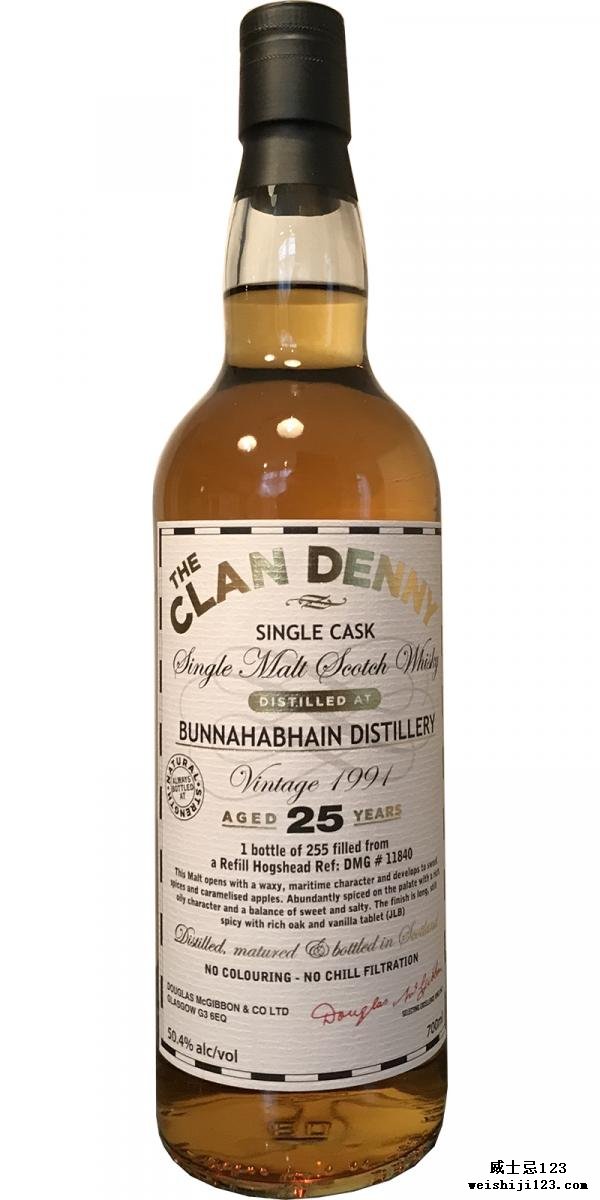 Bunnahabhain 1991 McG