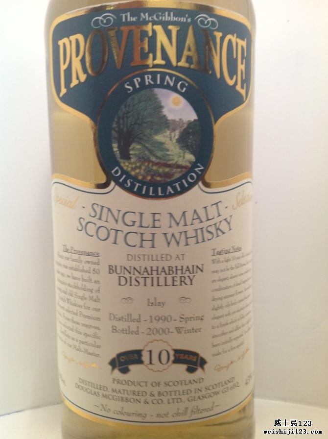 Bunnahabhain 1990 McG