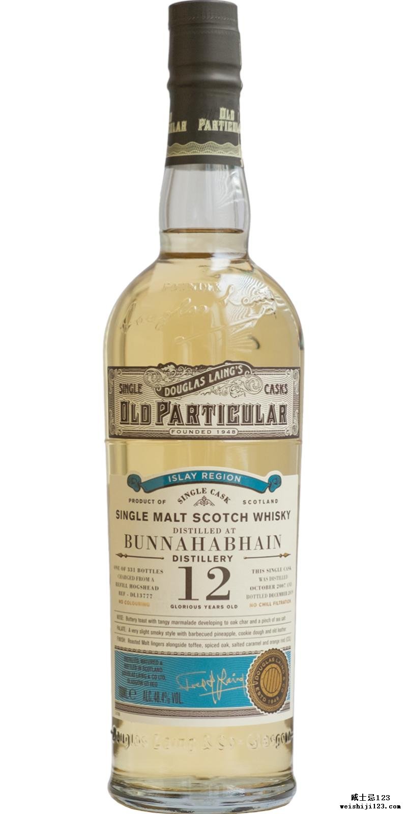 Bunnahabhain 2007 DL