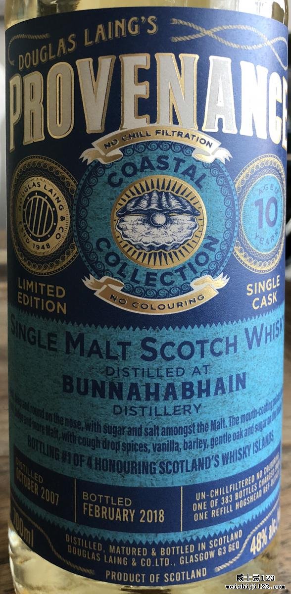 Bunnahabhain 2007 DL