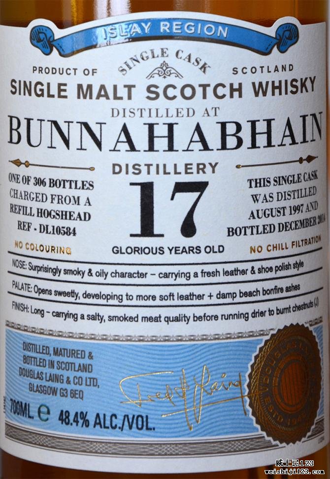 Bunnahabhain 1997 DL