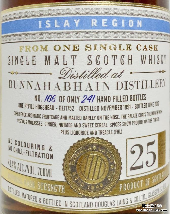 Bunnahabhain 1991 DL