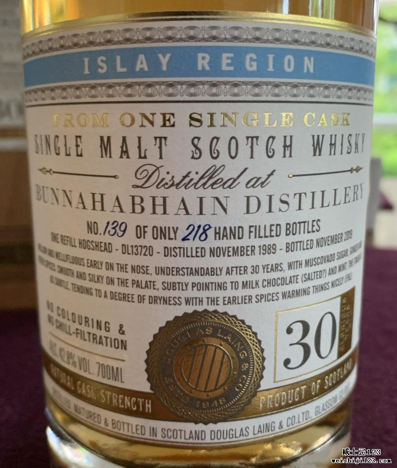 Bunnahabhain 1989 DL