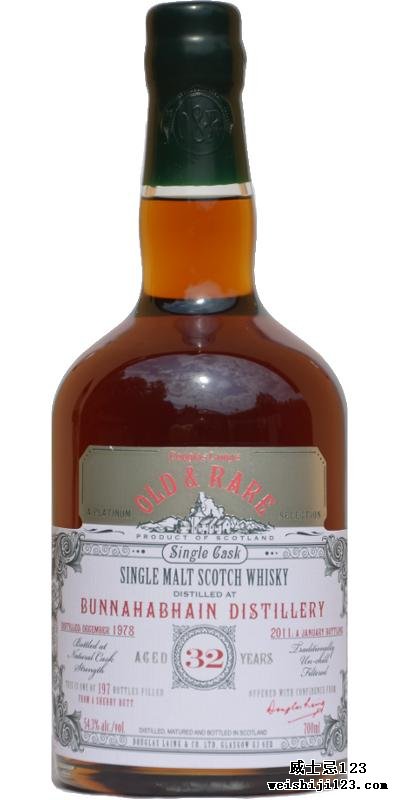 Bunnahabhain 1978 DL