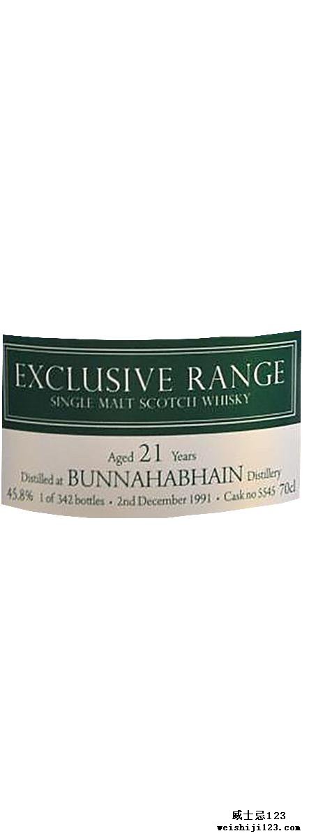 Bunnahabhain 1991 CWC