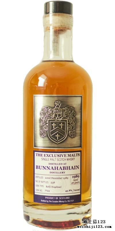 Bunnahabhain 1989 CWC