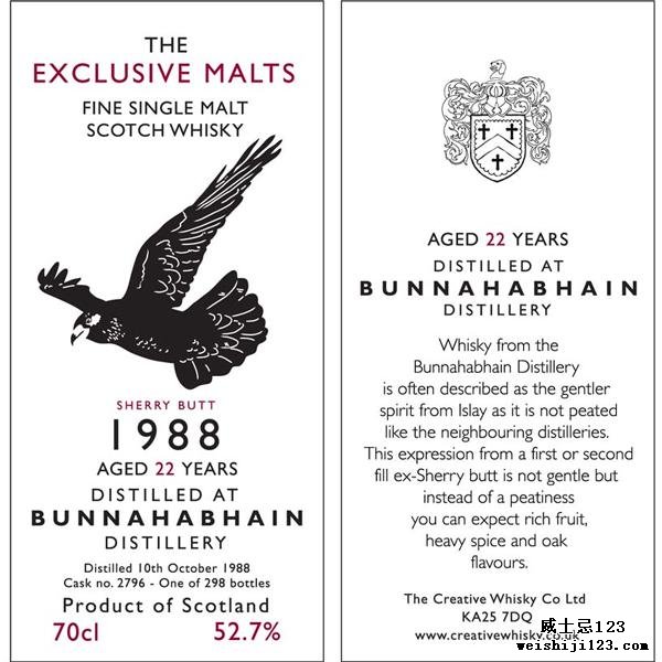 Bunnahabhain 1988 CWC