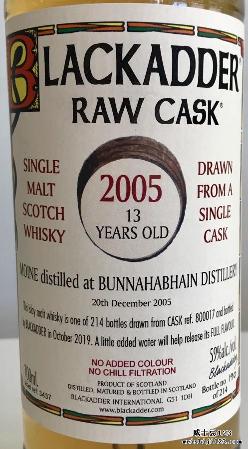 Bunnahabhain 2005 BA