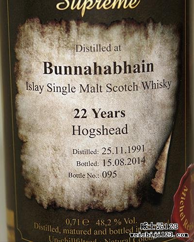 Bunnahabhain 1991 BD