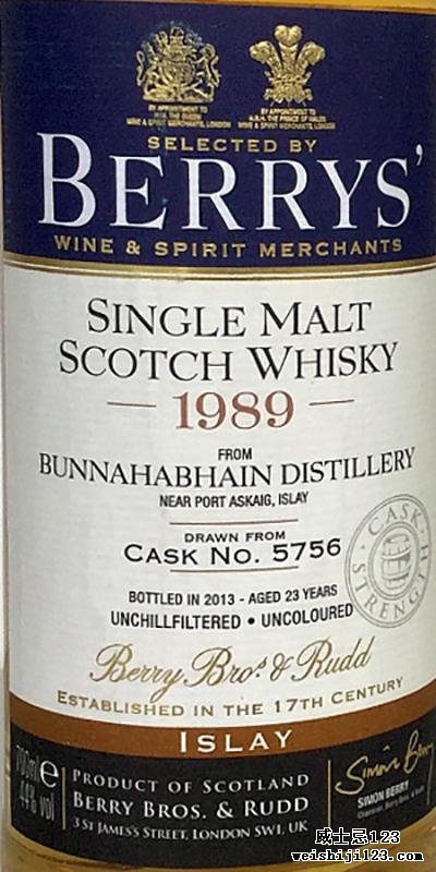 Bunnahabhain 1989 BR