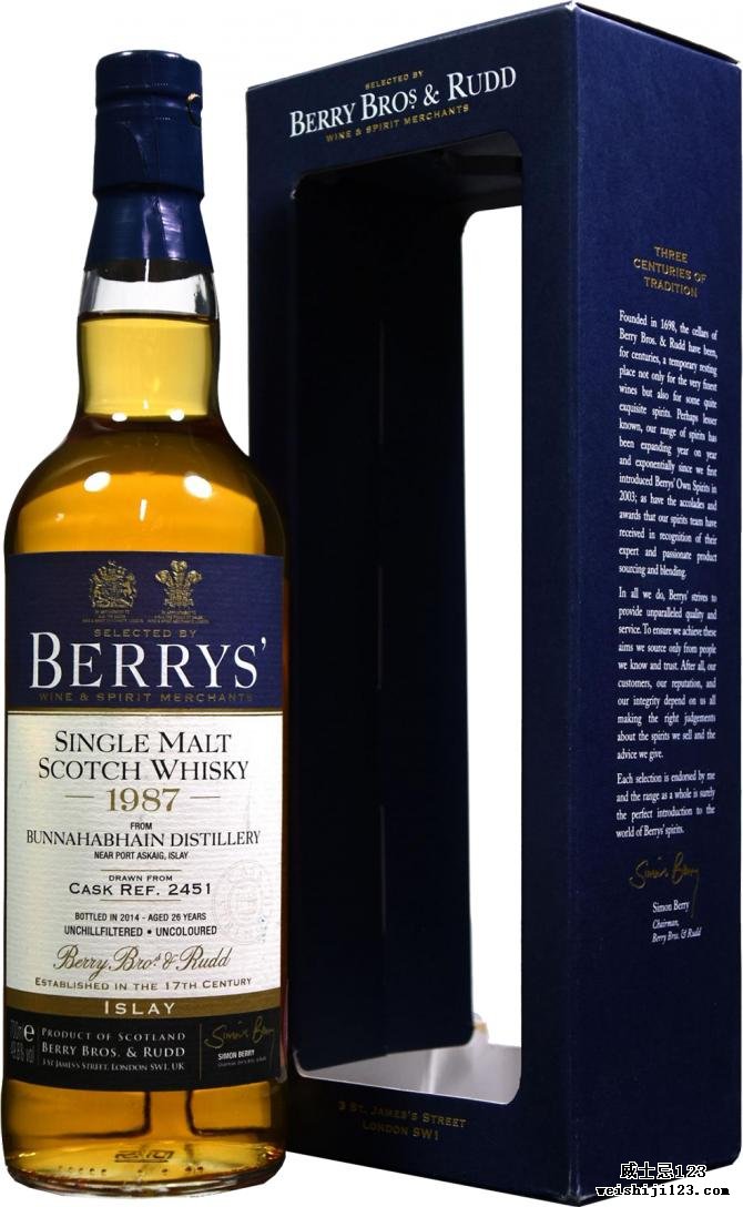 Bunnahabhain 1987 BR